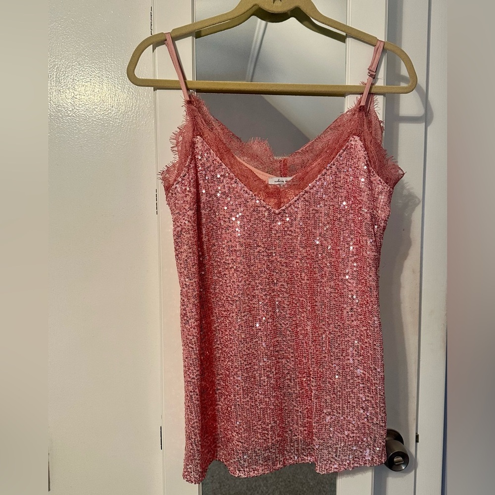 Sequin Pink Cami Top
